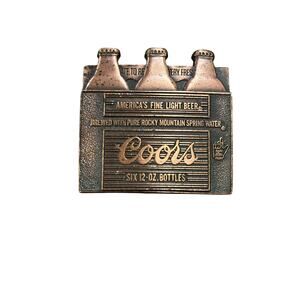 Vintage Coors Beer Belt Buckle Good Condition.